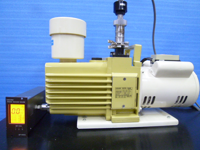 中古 ULVAC GCD-136X ﾛｰﾀﾘｰﾎﾟﾝﾌﾟ