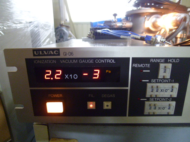 中古品 アルバック製 電離真空計 GI-D6 ULVAC